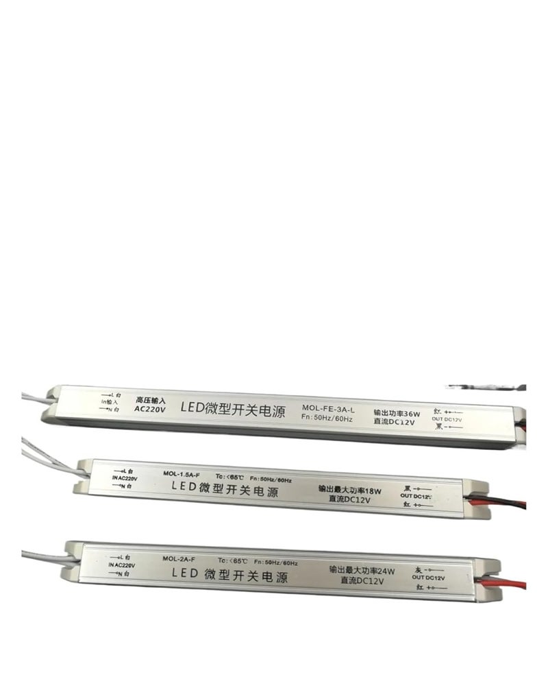 قطعة واحدة من سائق LED 12V 1.5A 2A 3A 5A مزود طاقة تبديل فائق النحافة محول إضاءة 18W 24W 36W 48W 60W شريط LED (12V 48W 4A) - Image 1