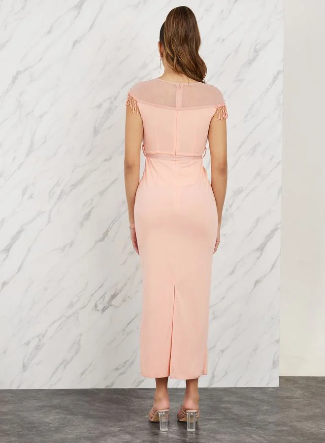 Take Two Fringed Detail Dress