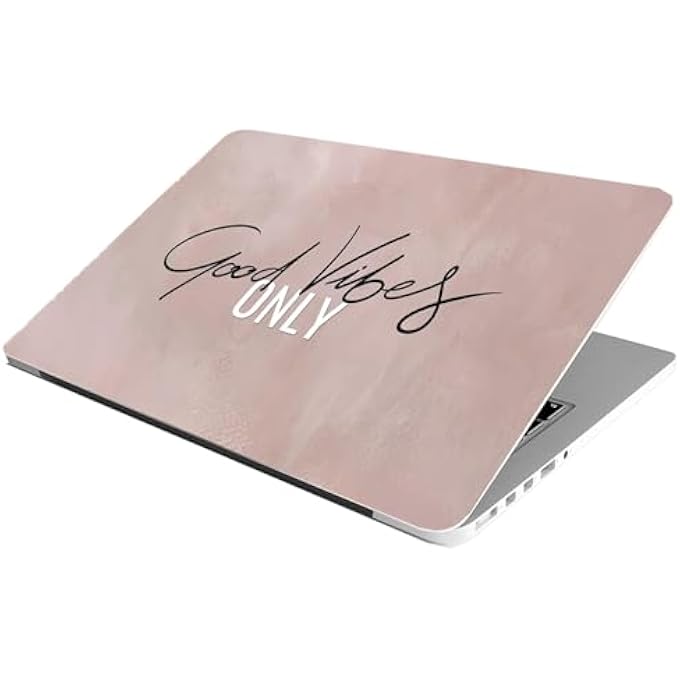 rayihni ملصقات جلد اللابتوب خالية من الفقاعات بجودة HD ملصق للابتوبات حتى 15.6" متوافق مع أبل/دل/إتش بي/لينوفو/أيسر/أسوس/سوني (مضاد للغبار|مضاد للماء|مضاد للخدوش|قابل لإعادة الاستخدام) - فايبز 1 - Image 1