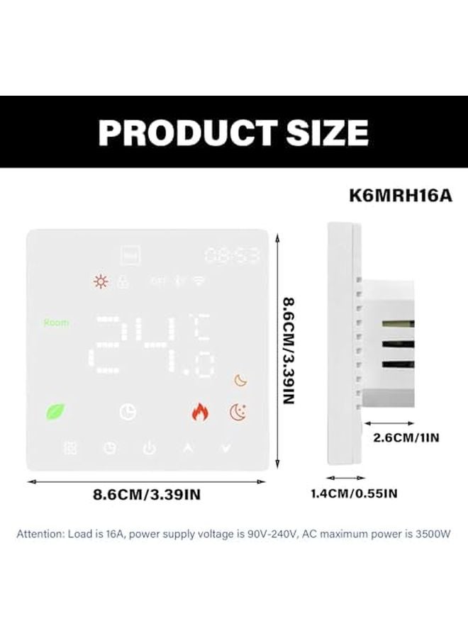 K6mrh16a Color Intelligent Thermostat Touch Screen Programmable Temperature Controller - Image 5