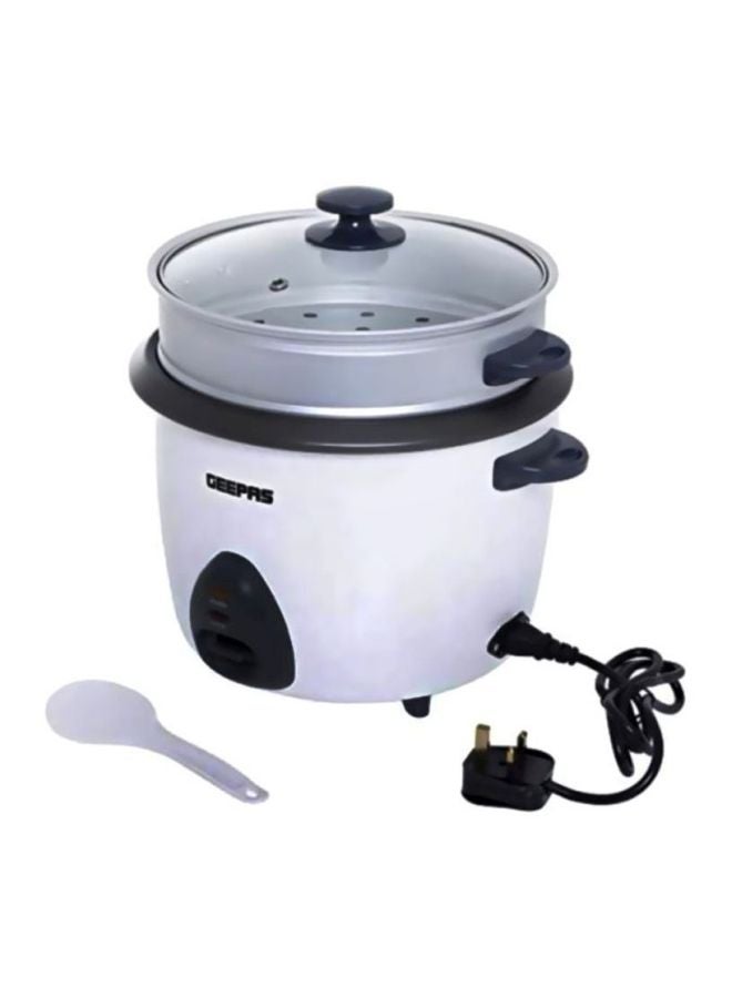 جيباس جهاز طهي الأرز الأوتوماتيكي بقدرة 900 وات 2.2 L 900 W GRC4326 أبيض / أسود / صافي - Image 2