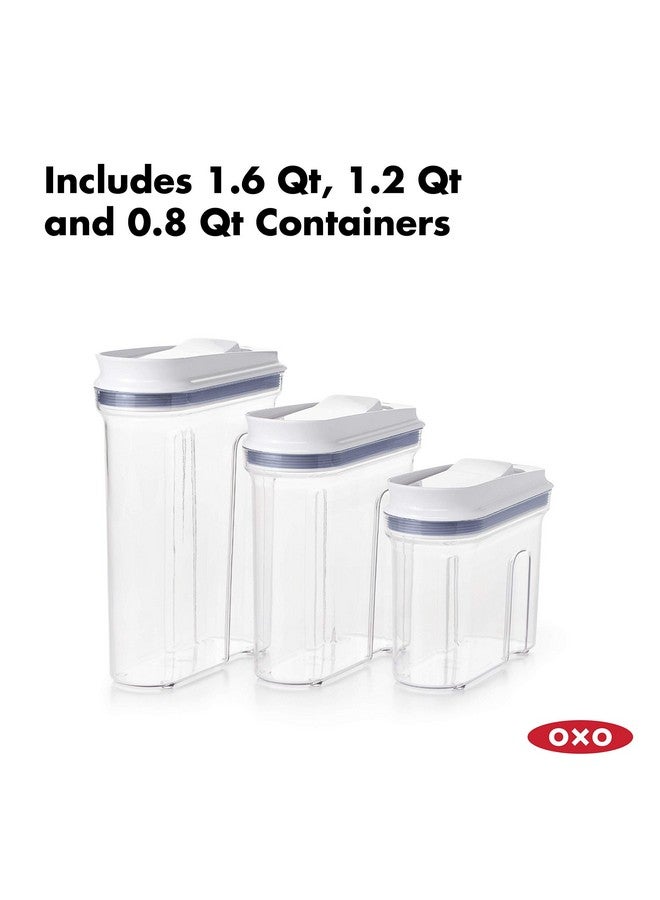 OXO OXO Good Grips Mini All Purpose Dispenser Set - 3 Pack,Clear,3 Piece Mini Set  - Image 3