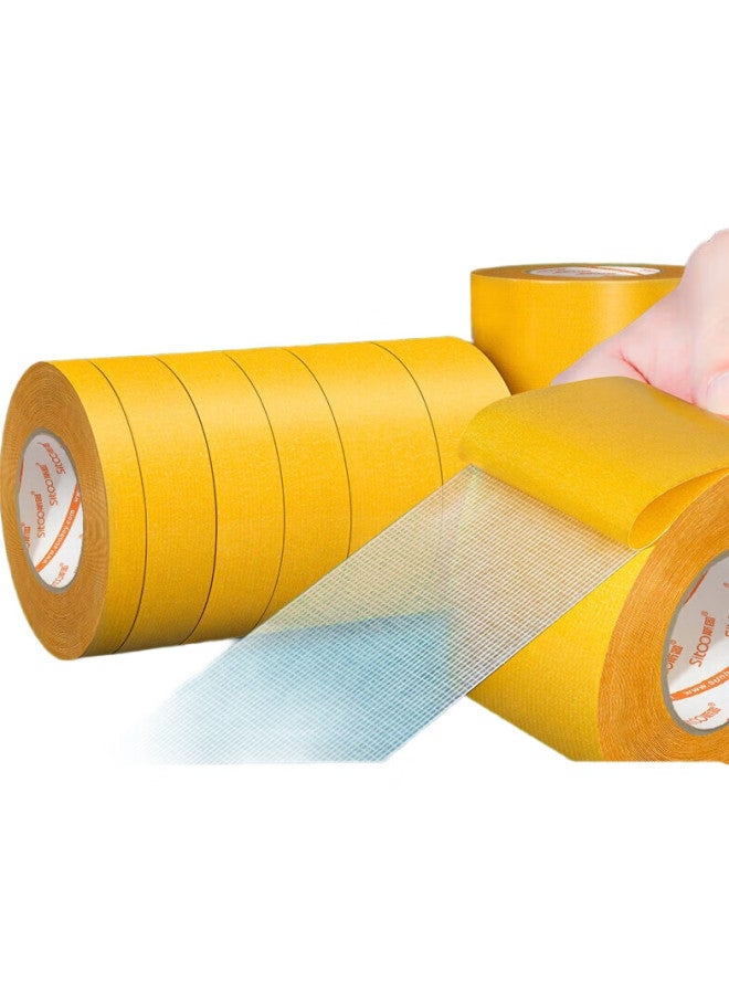 Sitoo Double-Sided Tape, Strong Adhesive, High Viscosity, Fabric-Based Adhesive Tape, Waterproof Mesh Double-Sided Tape, Traceless Adhesive, Carpet Fixing Tape, Spring Festival Couplets, 30Mm*20M - Image 1