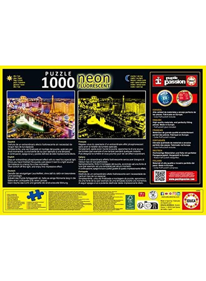 EDUCA Neon Las Vegas Puzzle 1000 Piece 16761 - Image 4
