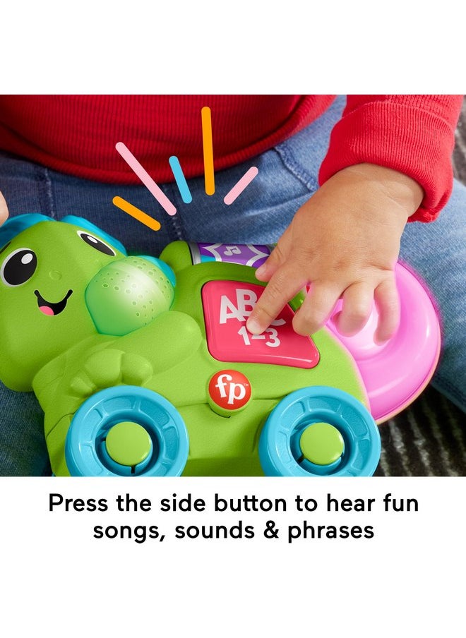 Fisher-Price - Fisher-Price Baby Learning Toy Link Squad Crawl ‘n Colors Chameleon with Music & Lights for Ages 9+ Months, Compatible Only with Link Squad Items - Image 1
