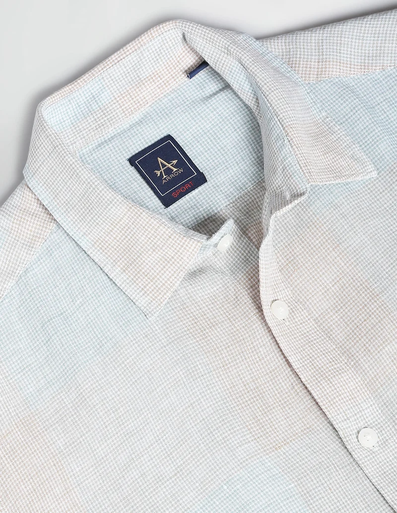 Arrow Linen Dobby Casual Shirt