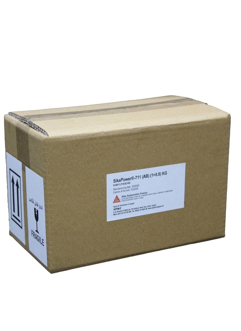 SIKA - Sika SikaPower®-711 (AB) - H9011 - TWO COMPONENT EPOXY ADHESIVE - Image 1