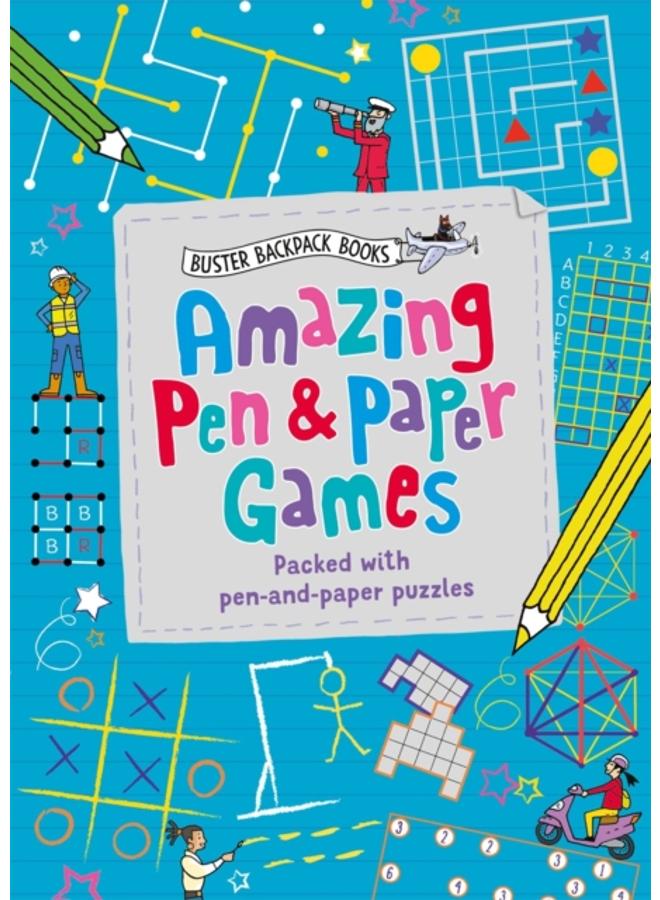 Amazing Pen & Paper Games : Packed with pen-and-paper puzzles 