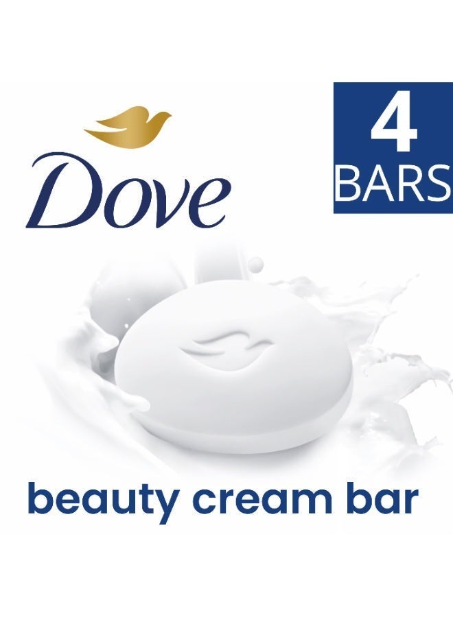 Dove Beauty Cream Soap Bar Original 90g - 4PC - Image 1