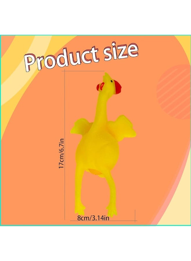 YOYOSTORE ألعاب يويوستور 16 سم دمى مضغوطة مضحكة دجاج وبيض لتخفيف التوتر - Image 3