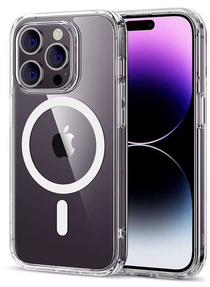 IAF Clear protective cover case with magsafe for Apple iPhone 14 Pro Max Clear  - Image 2