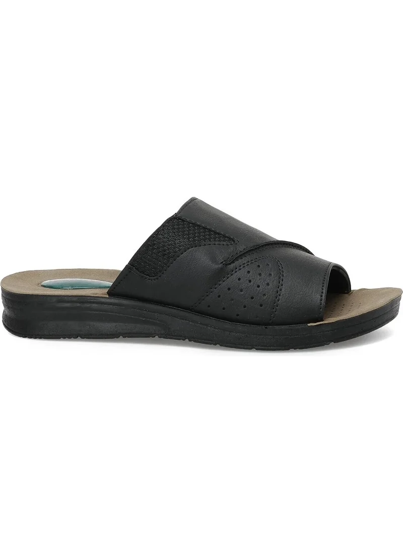 Polaris 402278 Black Men's Slippers