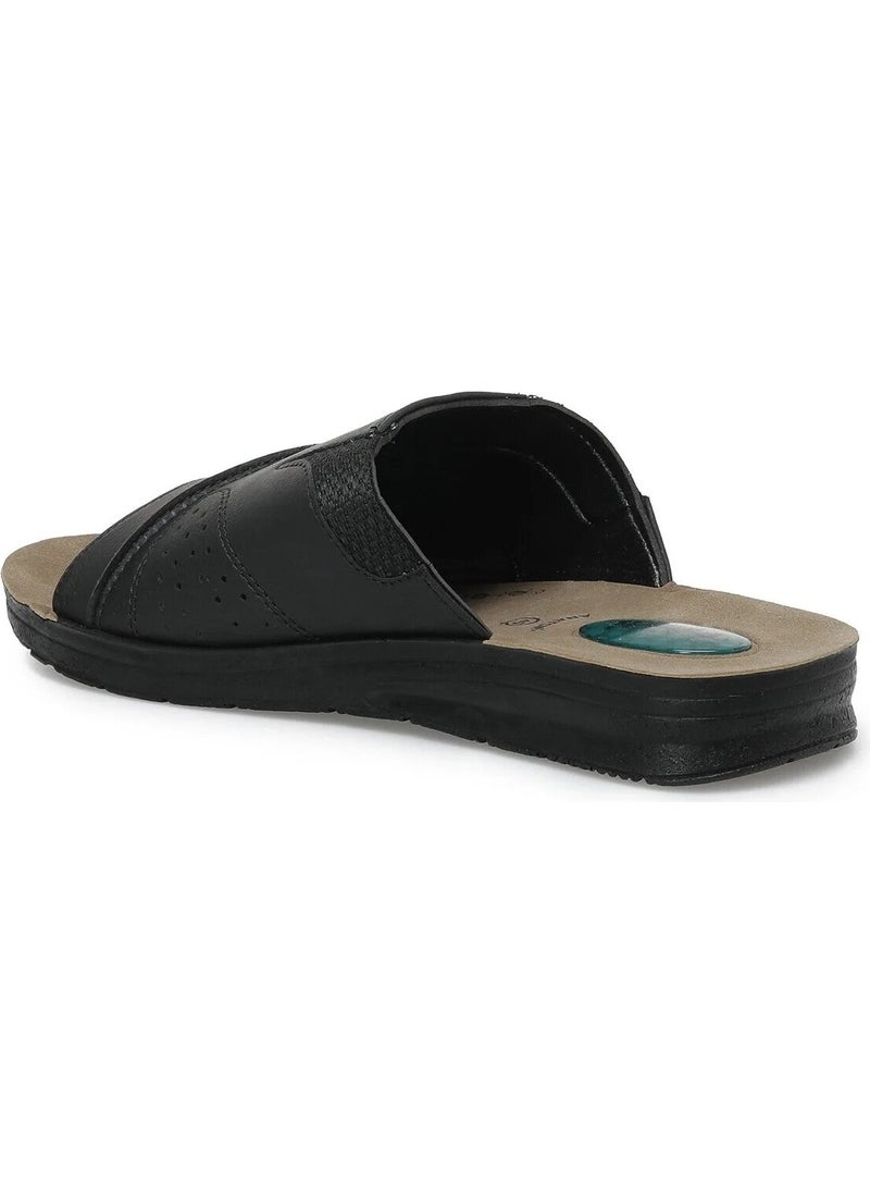 Polaris - 402278 Black Men's Slippers - Image 1