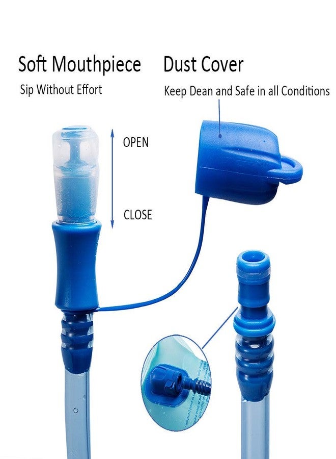 Mothybot 3L 2L 1.5L Hydration Bladder, Upgraded Leak Proof 50OZ/ 70OZ/ 100OZ 3 Liter Water Reservoir for Most Hydration Pack Replacement with Quick Release Insulated Tube & Auto Shut-Off Valve Outdoor - Image 4