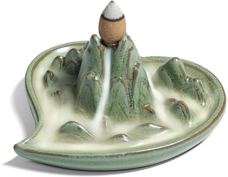 PRARTHANA Sandal Chandan Backflow Incense Dhoop Cones 200 Pcs for Fragrance Buddha Backflow Burner Ganesh Smoke Fountain Pack of 200 Pcs - Image 5