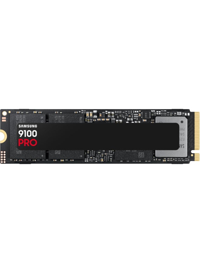 Samsung 9100 PRO NVMe M.2 SSD, 4TB, PCIe 5.0, 14800MB/s Read, 13400MB/s Write, Internal SSD for Gaming, Video Editing and AI, Black, MZ-VAP4T0BW 4.0 TB