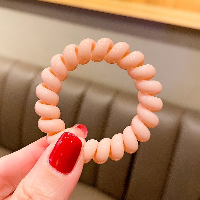 Generic Candy Color No Crease Hair Ties Sweet Elastic Bands Lotus root starch
