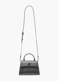 Le Confort Women Textured Satchel Bag with Detachable Strap and Flap Closure Ramadan Collection  - Image 2