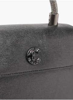 Le Confort Women Textured Satchel Bag with Detachable Strap and Flap Closure Ramadan Collection  - Image 4
