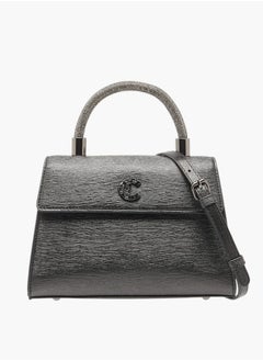 Le Confort Women Textured Satchel Bag with Detachable Strap and Flap Closure Ramadan Collection  - Image 1