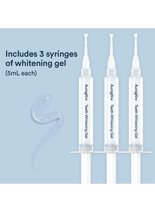 Auraglow Teeth Whitening Gel Syringe Refill Pack, 44% Carbamide Peroxide - Image 4