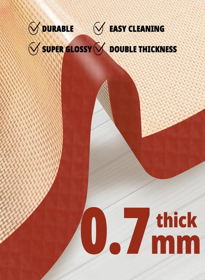 Dwavele Silicone Baking Mats, 3 Pack Non-Stick Mats for Baking, Silicone Baking Mats Cookie Sheet, Easy Clean & Reusable Oven Baking Sheet for Making Cookies, Macaroons, Bread - Image 3