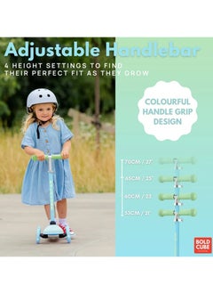 PlayandDream Teeny 3 Wheel Scooter For Kids 2+-Blue  - Image 4