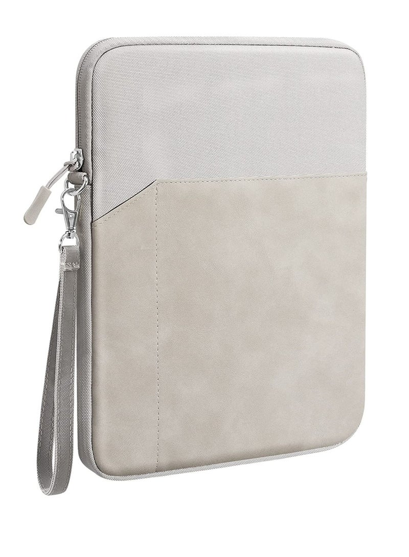 جراب للكمبيوتر اللوحي مقاس 10.9 بوصة مع جيوب تخزين تناسب جهاز iPad air 5 2022 iPad Pro 11 بوصة M2 2022 جراب لجهاز iPad من الجيل العاشر Ipad Air 4 Tab S8 11 "لون رمادي فاتح - Image 1