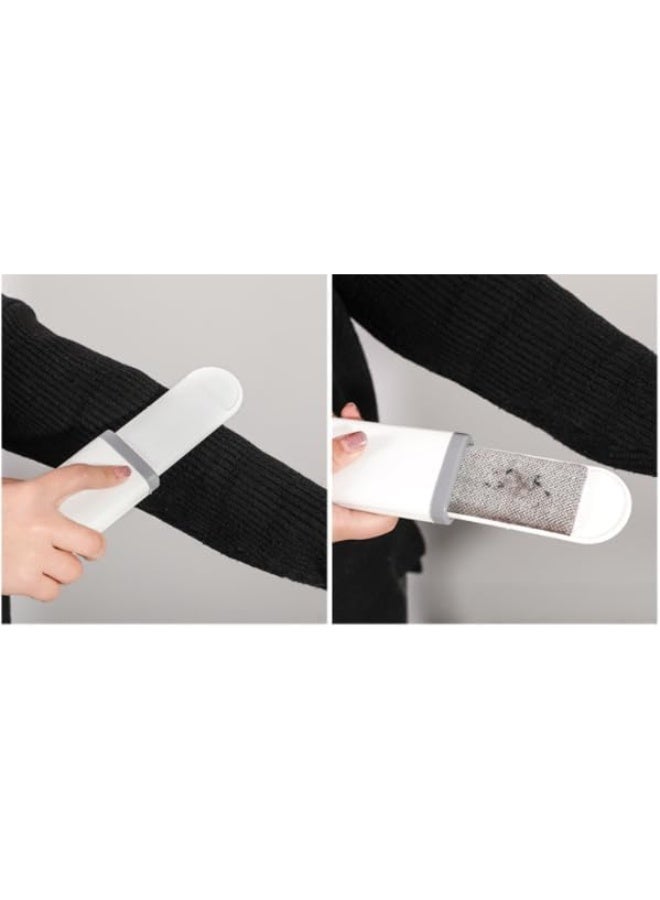 فرشاة إزالة شعر الحيوانات الأليفة، مزيل شعر الكلاب للملابس - فرشاة إزالة الوبر، فرشاة إزالة الوبر لإزالة شعر الحيوانات الأليفة للكلاب والقطط والجراء (رمادي صغير) - Image 3