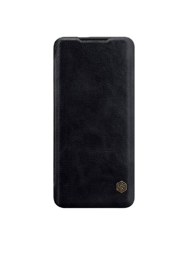 Nillkin Qin Series Classic Flip Leather Protective Case Cover For Oneplus 7 Pro Black - Image 2
