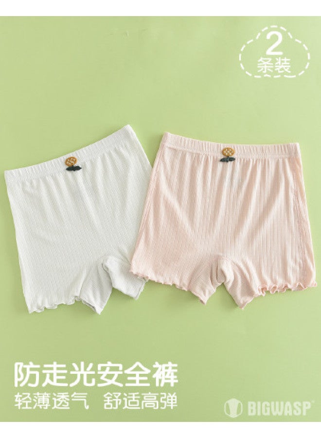 Bumblebee 2-pack Girls' Anti-exposure Underwear With Built-in Shorts - Image 1