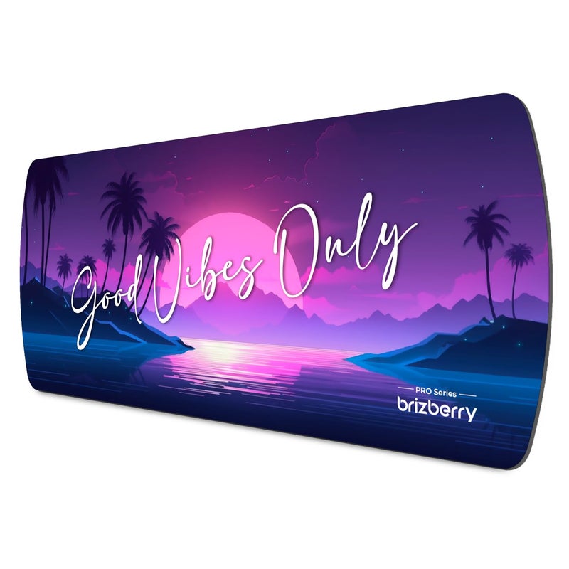ARTBRIZ ® Brizberry Extended Mouse Pad, Desk Mat, 740mm x 310mm x 3mm Large Printed Premium Anti Skid Rubber Base for Desktop Laptop Keyboard (DM Design 10) - Image 1