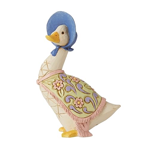 Enesco Beatrix Potter by Jim Shore Jemima PuddleDuck Miniature Figurine 413 Inch Multicolor - Image 3