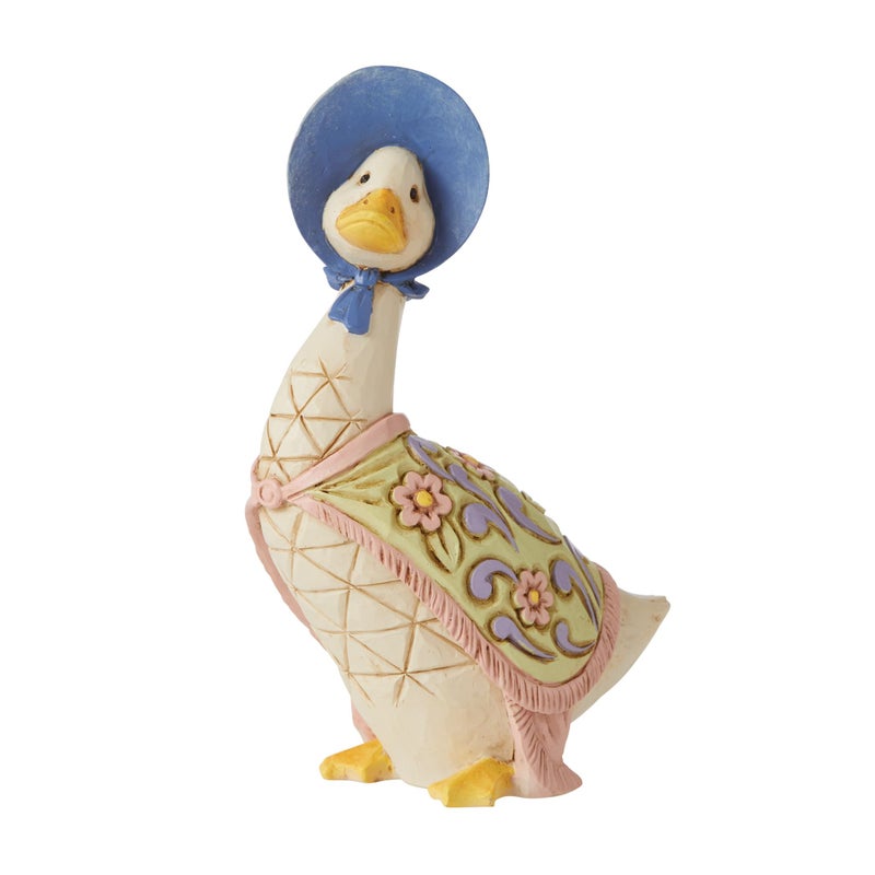 Enesco Beatrix Potter by Jim Shore Jemima PuddleDuck Miniature Figurine 413 Inch Multicolor - Image 2