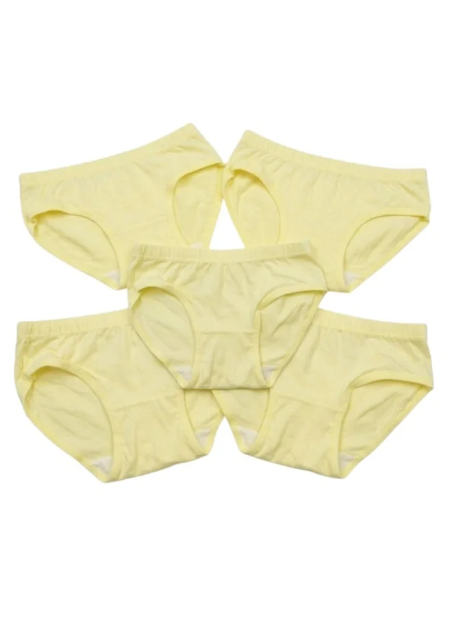Bidani Essential Everyday Comfort Panties – 5 Packs Yellow