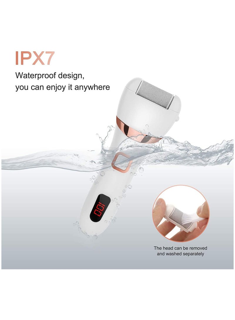 general Electric Callus Remover,Foot Hard Skin Remover, Rechargeable Electronic Feet File Pedicure Foot with IPX7 Waterproof Design Proffessinal Feet Care with 2 Speed for Cracked Heels and Dead Skin - Image 5
