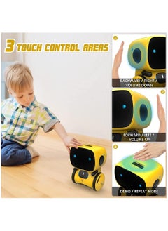 Kids Robot Toy, Smart Talking Robots Intelligent Partner and Teacher with Voice Control and Touch Sensor, Singing, Dancing, Repeating, Gift for Boys and Girls of Age 3 and Up - pzsku/Z75444FEEE6BE77B69901Z/45/_/1715239585/4249270a-4473-4c08-a2e4-50514c25b5c9