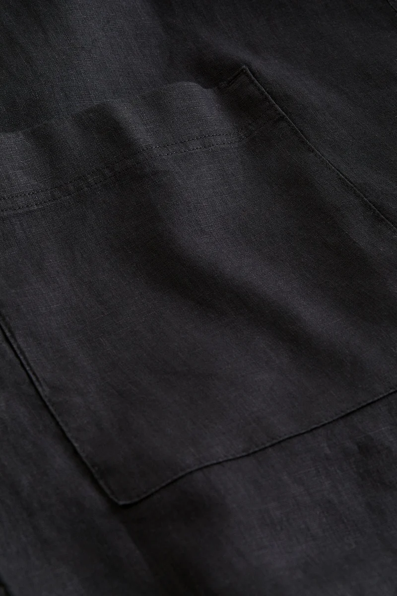 H&M Washed linen dressing gown