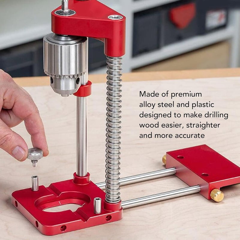 Woodworking Drill Locator, Accurate Convenient Alloy Steel Portable Drill Locator Sturdy for Carpentry - Image 3
