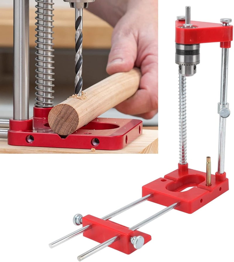 Woodworking Drill Locator, Accurate Convenient Alloy Steel Portable Drill Locator Sturdy for Carpentry - Image 2