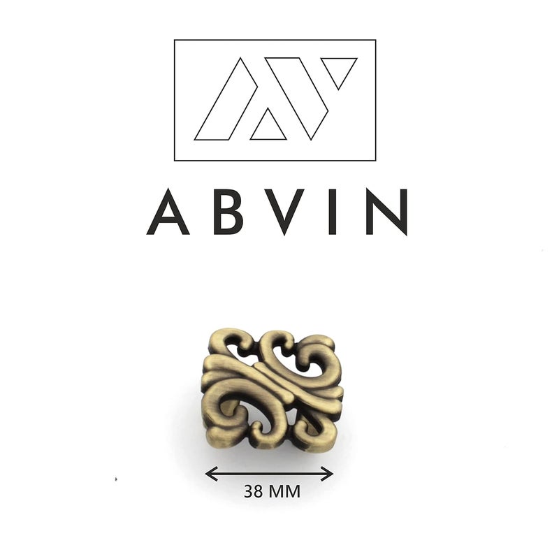 ABVIN ABVIN Premium Vintage Bar Handles Modern Gold Cabinet Hardware Furniture Pulls for Doors Cabinets Cupboards Drawers Small Knob  - Image 2