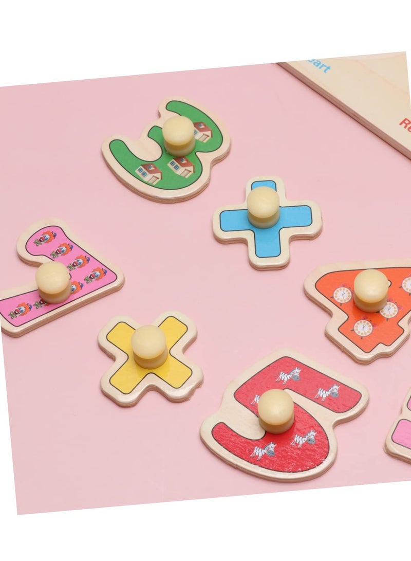 Mordely Wooden Puzzles Number Puzzle Toddlers Puzzles Puzzle Games Puzzles for Kids Math Puzzle - Image 3