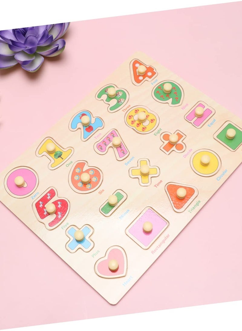Mordely Wooden Puzzles Number Puzzle Toddlers Puzzles Puzzle Games Puzzles for Kids Math Puzzle - Image 4