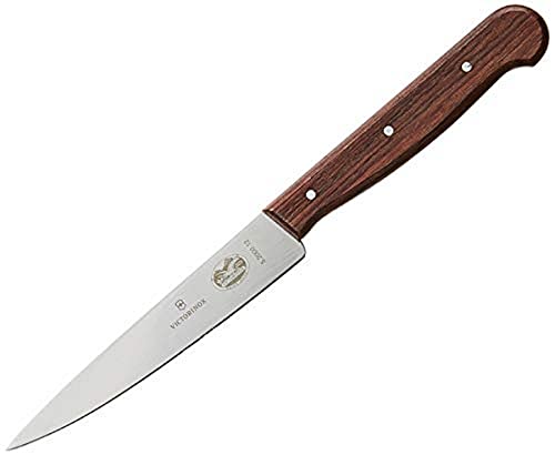 Victorinox 4-3/4-Inch Straight-Edge Pointed-Tip Steak Knife, Set of 6, Rosewood Handles - Image 5