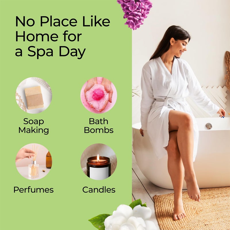 Good Essential Oil Set - Gardenia, Honeysuckle, Jasmine, Lilac, Magnolia, Spa Oil - Candles, Soaps, Perfume, Diffuser, Home Care, Aromatherapy 6-Pack - Floral Oils for Diffuser - Aromatherapy Oils - Image 4