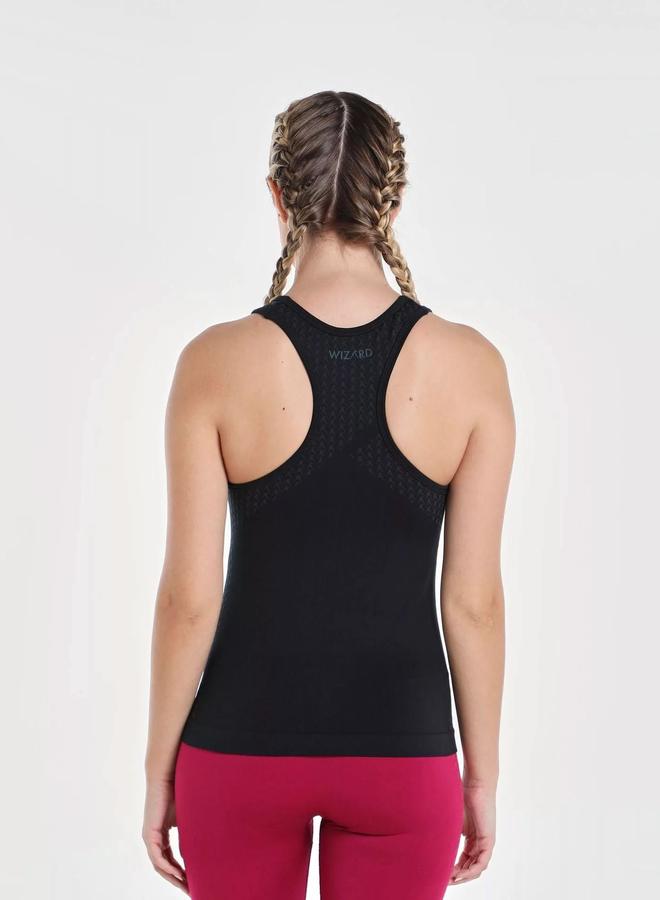 Wizard Women Black Brave Seamless Fitted Tank - Image 2