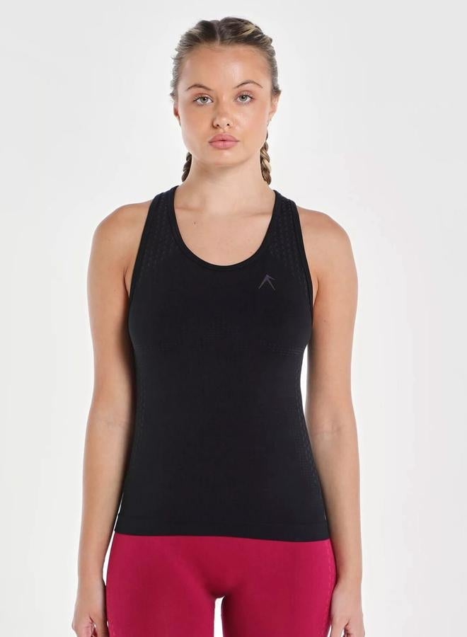 Wizard Women Black Brave Seamless Fitted Tank - Image 1