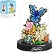 apcute 530 PCS Micro Brick Flower Butterfly Bouquet Building Sets Animals Botanical Collection Blocks Model for Adult ToysHome Decor and Office Art Creative Gift Women MomGirl Valentines Day Gift - Image 2