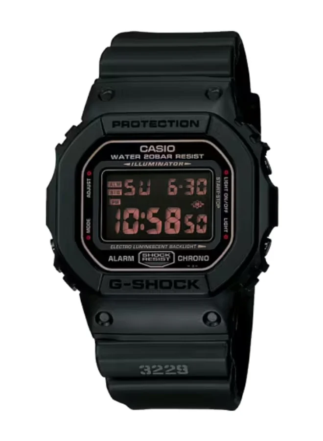 G-SHOCK Men's Resin Digital Watch DW-5600MS-1DR - 42.8 mm