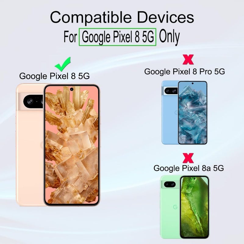 Ibywind For Google Pixel 8 5G Screen Protector 6.2",2 Pack 9H Hardness Tempered Glass,Easy to install - Image 2